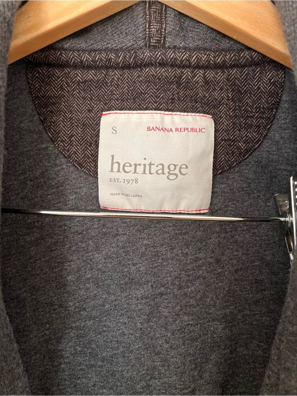 Banana Republic Men’s Blazer Sweater Cardigan - Charcoal - Picture 2 of 6